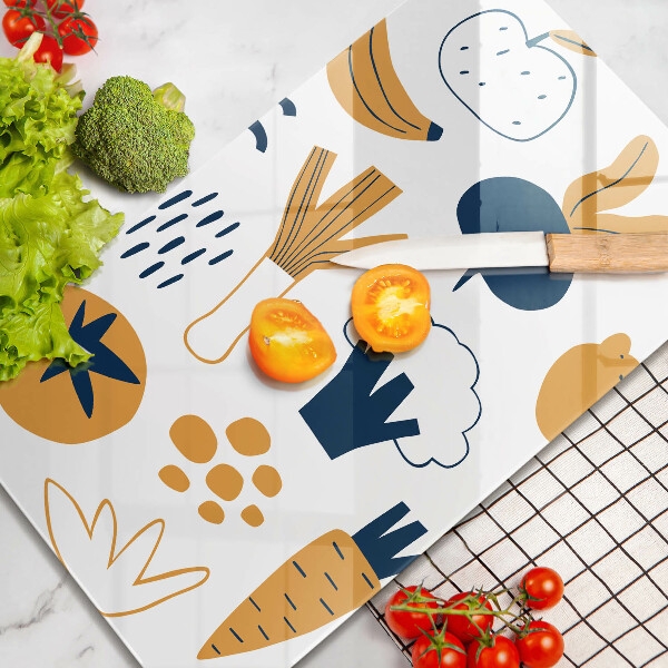 Chopping board glass Food illustration