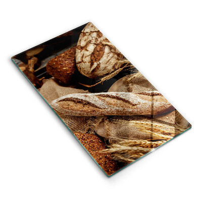 Chopping board glass Bread