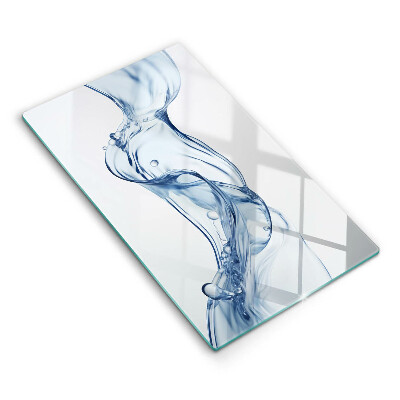 Chopping board glass Clean water