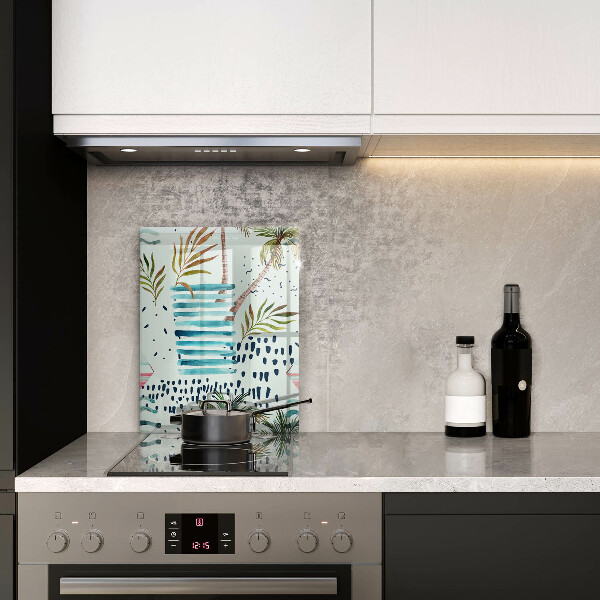 Chopping board glass Holiday illustrations