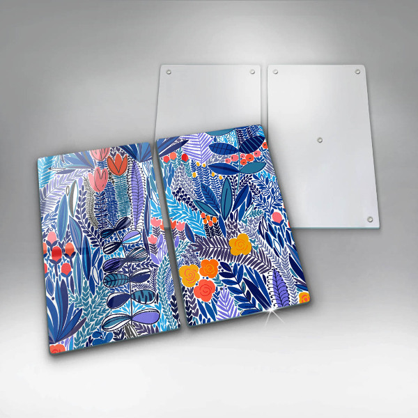 Glass chopping board Painted meadow