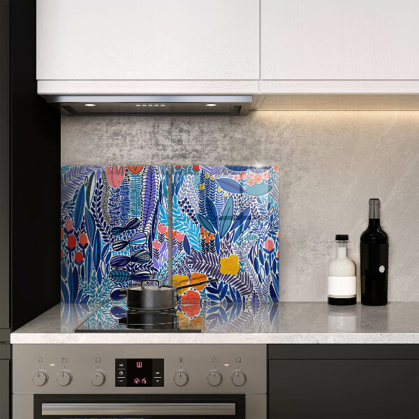 Glass chopping board Painted meadow