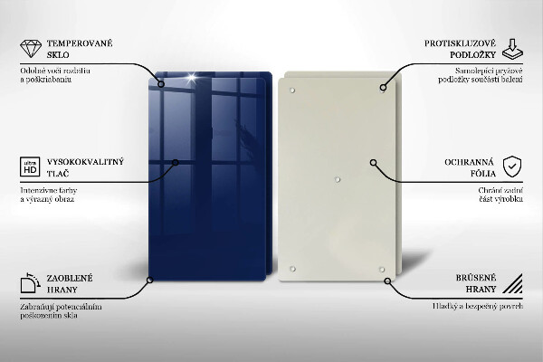 Chopping board Blue color