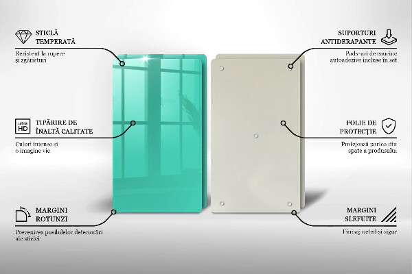 Chopping board Green color