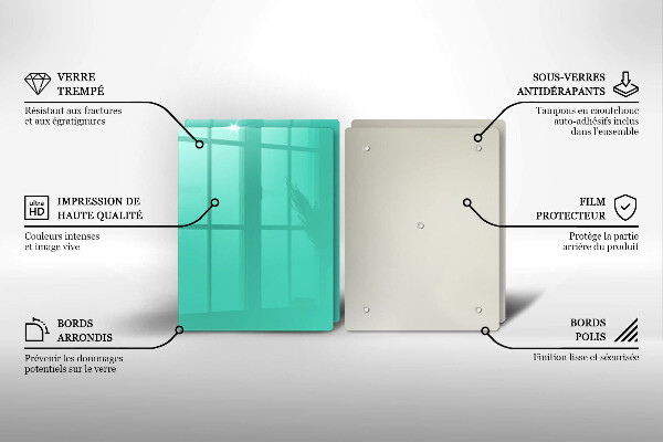 Chopping board Green color