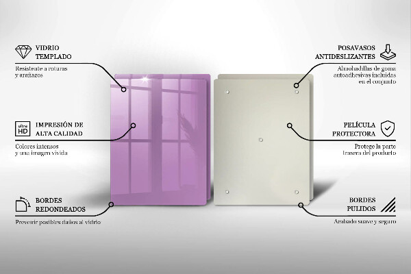 Chopping board Violet colour