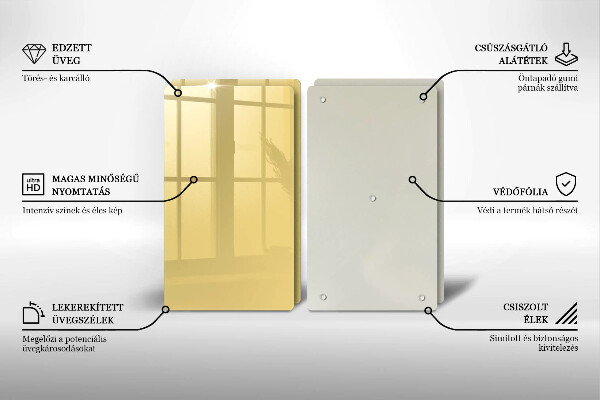Chopping board Yellow