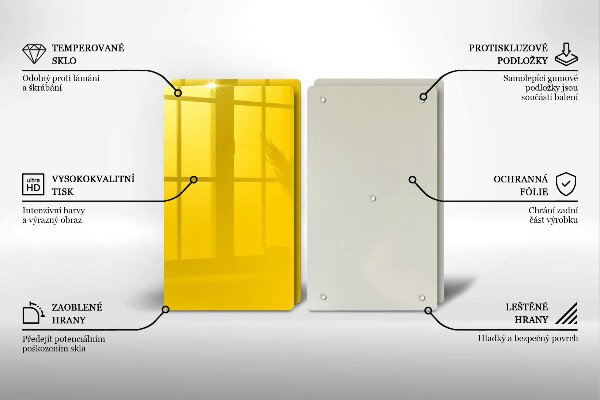 Chopping board Yellow