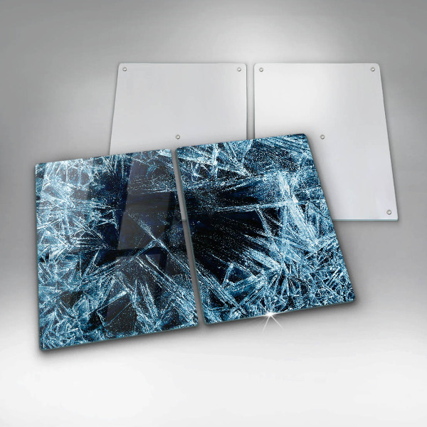 Glass chopping board Sharp ice structure
