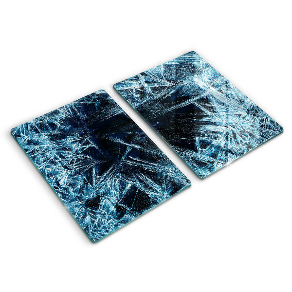 Glass chopping board Sharp ice structure