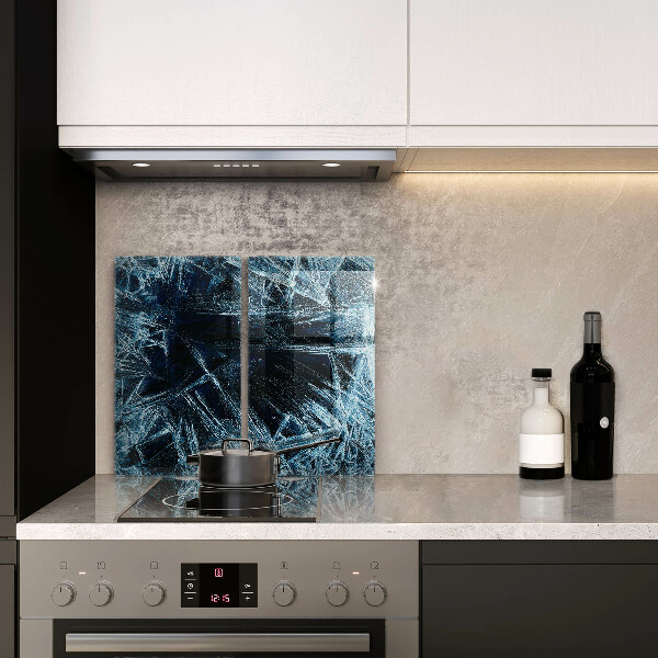 Glass chopping board Sharp ice structure