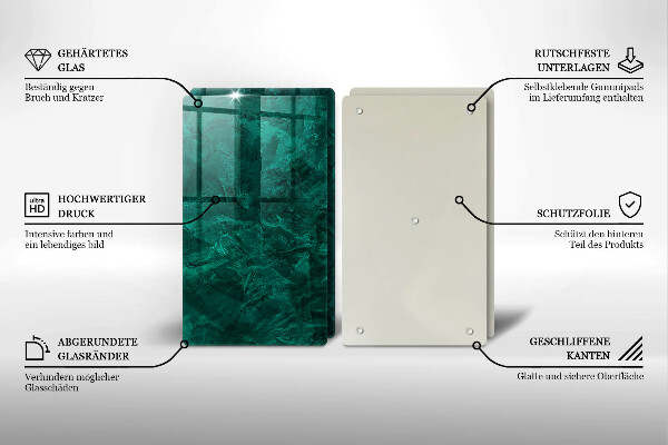 Glass chopping board Stone background texture