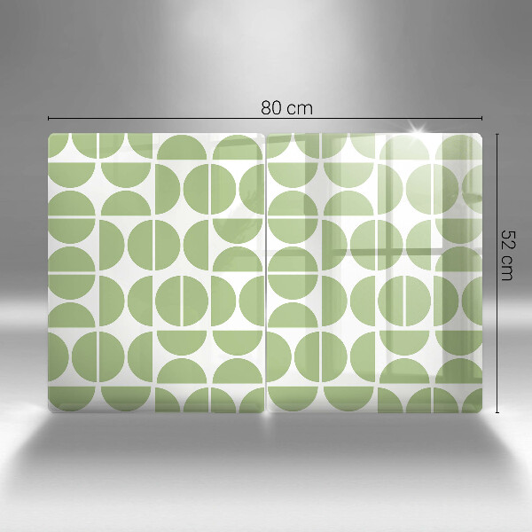 Glass chopping board Boho shapes