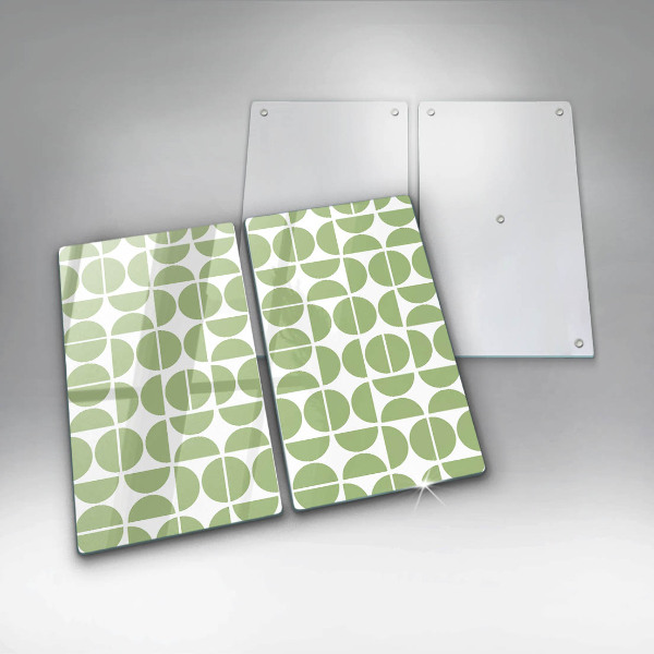Glass chopping board Boho shapes