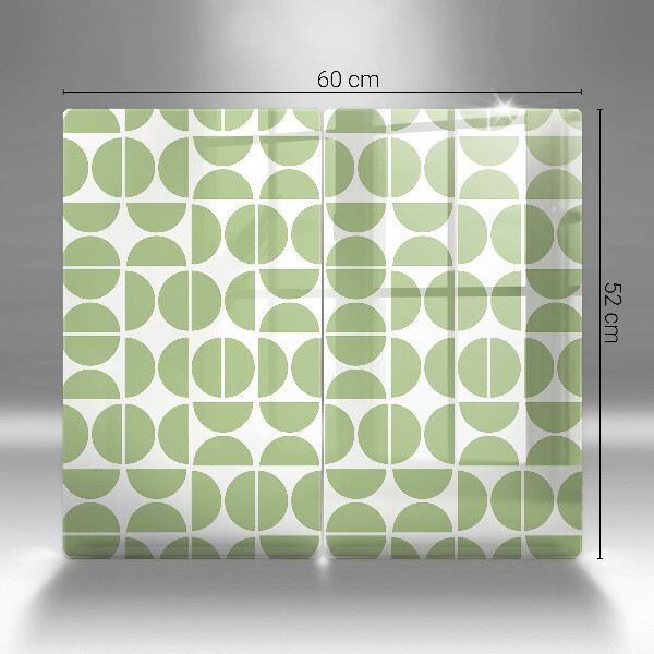 Glass chopping board Boho shapes