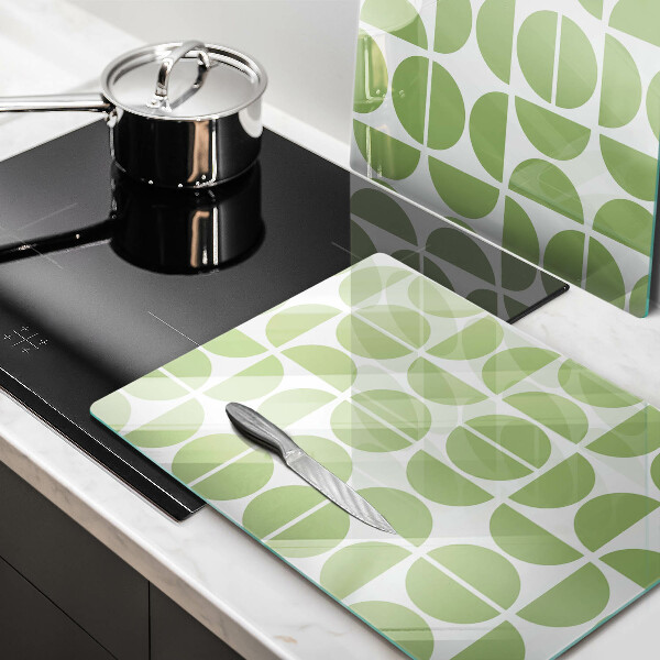 Glass chopping board Boho shapes