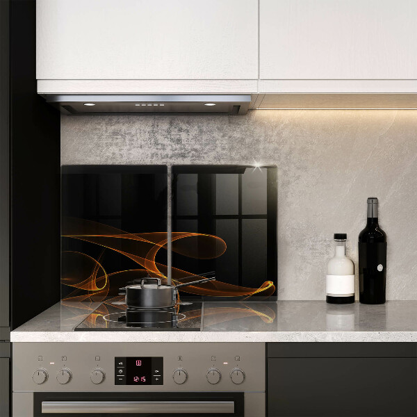 Glass chopping board Abstract lines