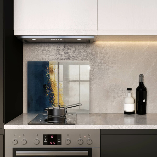 Glass chopping board Abstraction gold