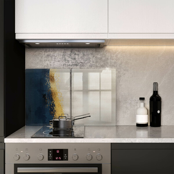 Glass chopping board Abstraction gold