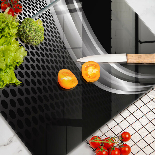 Glass chopping board Metal structure