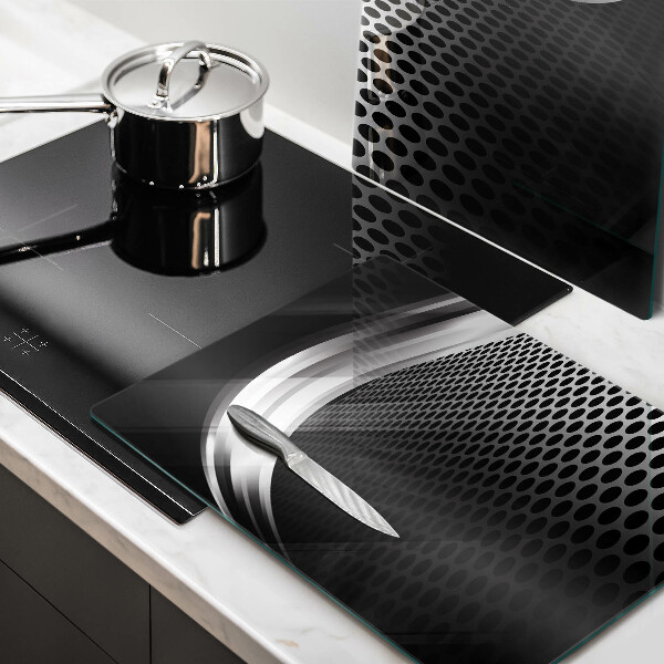 Glass chopping board Metal structure