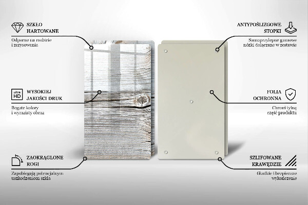 Chopping board Bright wood structure