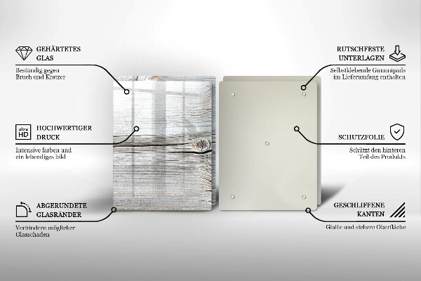 Chopping board Bright wood structure
