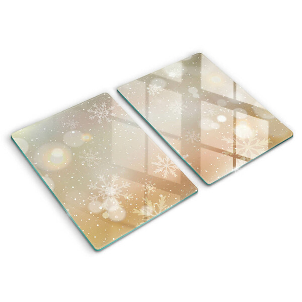Chopping board Snowflakes