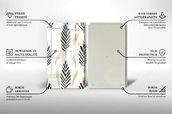 Chopping board Boho plants