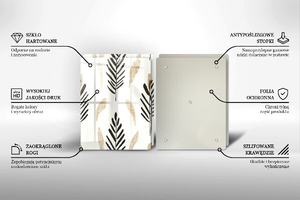 Chopping board Boho plants