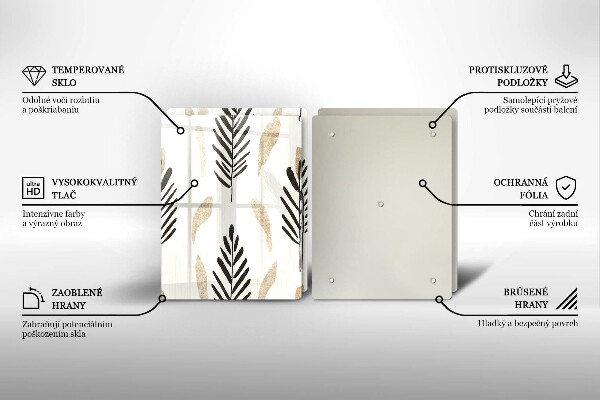 Chopping board Boho plants