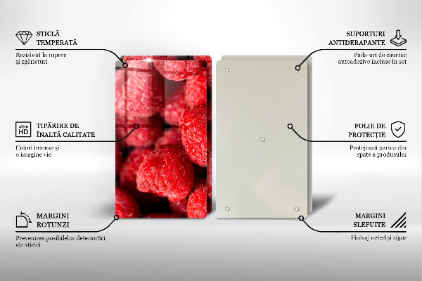 Chopping board Raspberry fruit