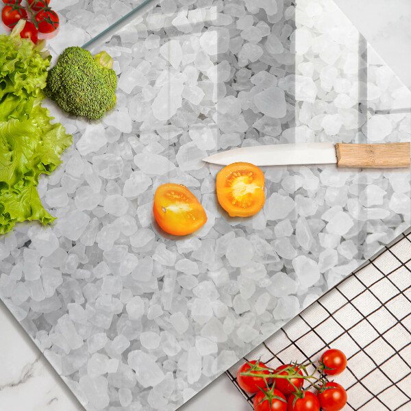 Chopping board Salt crystals