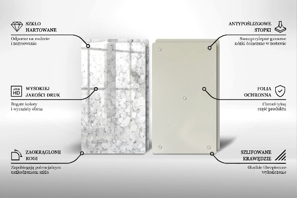 Chopping board Salt crystals