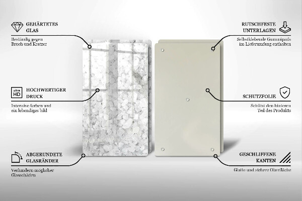 Chopping board Salt crystals