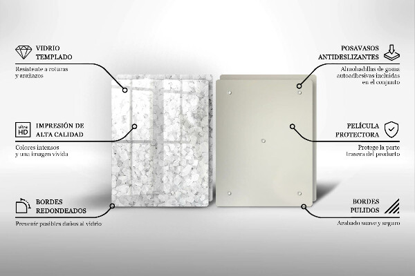 Chopping board Salt crystals