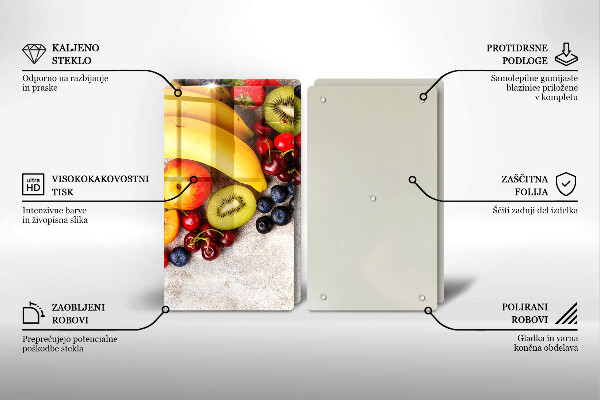 Chopping board Holiday fruits