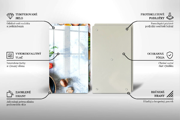 Chopping board Ingredients in the kitchen