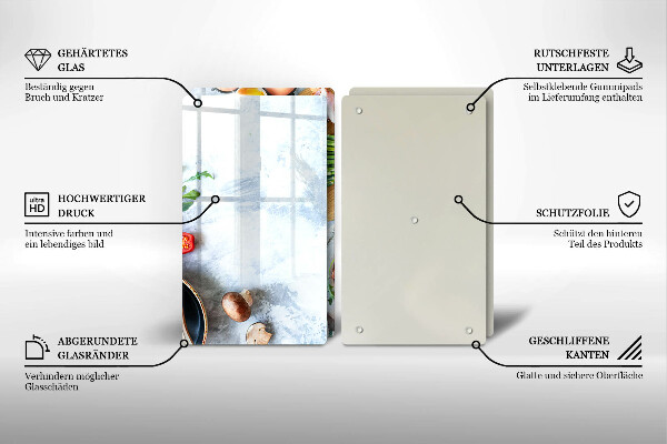 Chopping board Ingredients in the kitchen