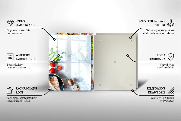 Chopping board Ingredients in the kitchen