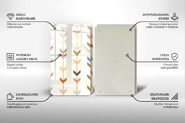 Chopping board Geometric elements