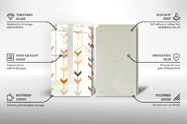 Chopping board Geometric elements