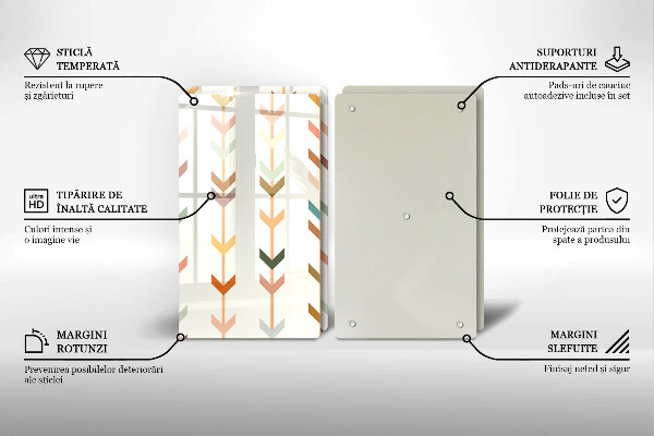 Chopping board Geometric elements