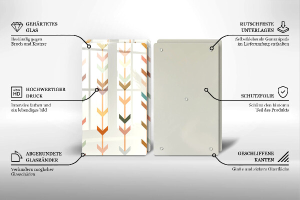 Chopping board Geometric elements