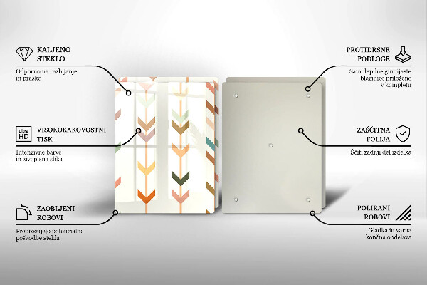 Chopping board Geometric elements