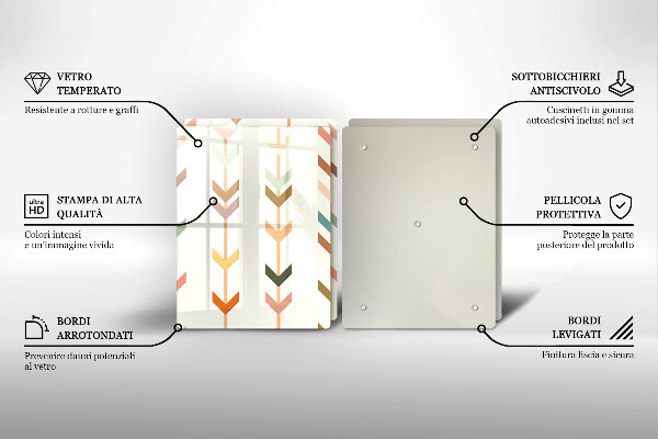 Chopping board Geometric elements
