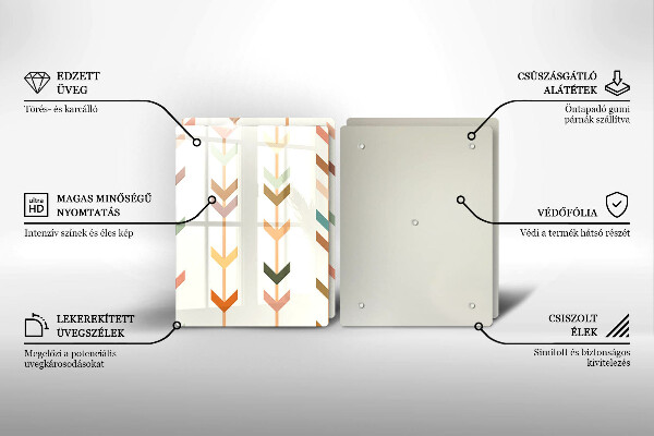 Chopping board Geometric elements