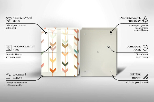 Chopping board Geometric elements