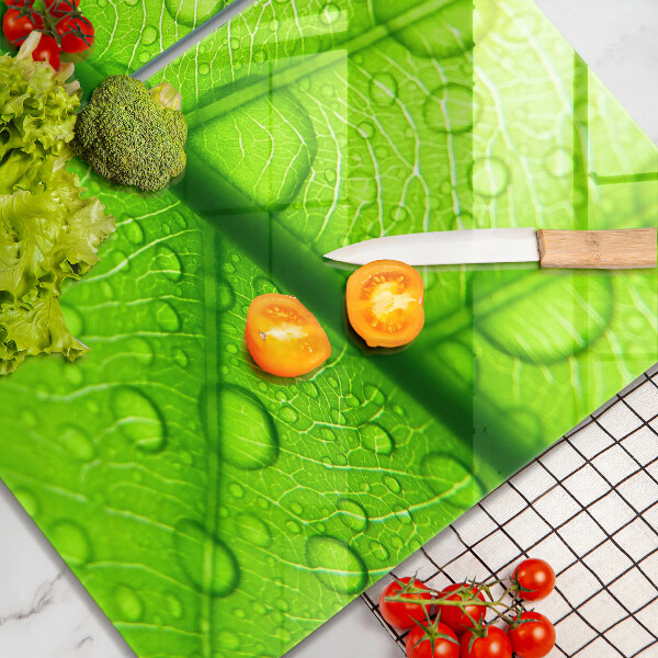 Chopping board Leaf closer