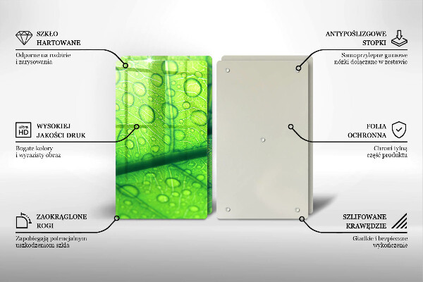 Chopping board Leaf closer